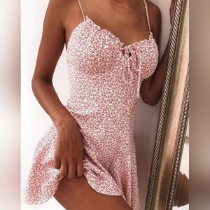 Floral Spaghetti Strap Dress